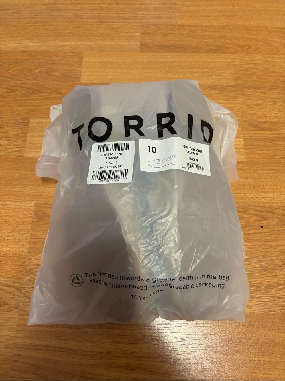 Torrid Taupe Stretch Knit Loafers - Picture 11 of 11
